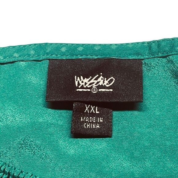 Mossimo Emerald Green Polka Dot Flutter Sleeve Top N0272 - Picture 3 of 7